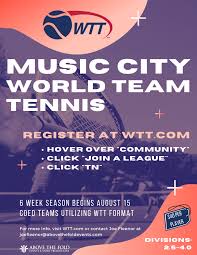 The wtt format provides an exciting way of playing tennis with a mixture of singles, mixed doubles, and women's/men's doubles in the same match. Nashville Tennis Leagues Home Facebook