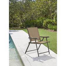 Compare muskoka contour chair in teal. Never Rust Outdoor Aluminum Folding Sling Chair Bed Bath And Beyond Canada