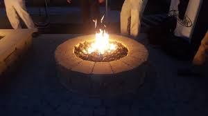This fire pit is designed to have firegear outdoors lava rock or glass media completely covering the burner tube, so that the burner is not. Gas Conversion Kit Techo Bloc Valencia Round Fire Pit Fireboulder Com Natural Stone Fire Pits Fireplaces And More