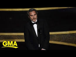 Run To The Rescue With Love And Peace Will Follow Meaning In Tamil Joaquin Phoenix Talks Second Chances And Providing A Voice To The Voiceless In Best Actor Speech Youtube