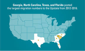In current traffic florida is 9 hrs 58 min far from carolina. Who S Moving To The Upstate Upstate Sc Alliance