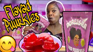 DOREESHA'S FLAVAD PUURKLES REVIEW! @chellecooksandreviews FLAVORED PICKLE  REVIEW - YouTube