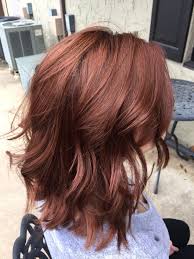 The auburn shade looks charming when it peeks. Summer Color Hair Color Auburn Hair Styles Mahogany Hair