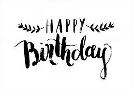 Birthday Calligraphy Vector Happy Birthday Calligraphy Happy Birthday Hand Lettering Happy Birthday Typography