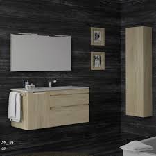 Le meuble de salle de bain pour vasque à poser avec son meuble de rangement double et tablettes, le meuble suspendu step en bois cambrian de 120 cm est équipé de deux tiroirs avec fermetures amorties softclose. Banhoazis Newsigna Salle De Bain Carre Maison Com