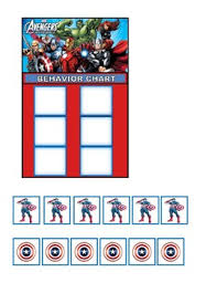 behavior chart avengers