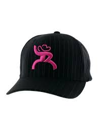 Hooey Black Ball Cap With A Pink Roughy Logo Cute Hats Hooey Hats Hooey