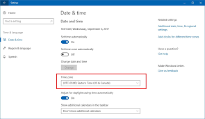 London time (bst) to central time (cst) time now in bst and cst. How To Set The Correct Time Zone On Windows 10 Pureinfotech