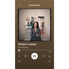 Olivia rodrigo's official debut single drivers license has taken over the pop world since its debut last friday (jan. Pin By Kmartinez On Olivia Rodrigo In 2021 Album Covers Spotify Screenshot Album