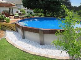 Above Ground Pool Installation Photos The Pool Factory Installing Above Ground Pool Best Above Ground Pool In Ground Pools