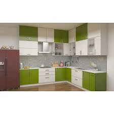 Laminated surfaces can be tricky to paint, but not with chalk paint® by annie sloan. Green And White Pvc Laminated Kitchen Cabinet Rs 550 Square Feet Manidhari Interior Id 19335537930