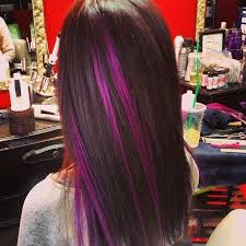 Purple Highlights For Summer Pretty Designs Hair Styles Bleached Hair Dyed Hair