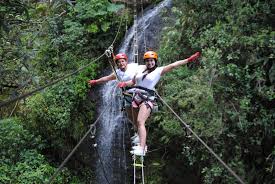 The lush city of baños de agua santa is hailed as the country's adventure capital. Puntzan Canopy Outdoor Adventures Banos Ecuador