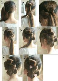 Check out these amazing buns for short hair and try them stat. Flower Tie Updo Homecoming Best Hairstyles Easy Updo Hairstyles Step By Step Hairstyles Diy Hairstyles
