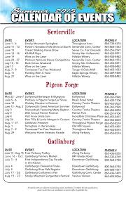 Pigeon Forge Events Sevierville Events Gatlinburg Events Event Calendar Event Gatlinburg