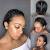 Black Woman Natural Hair Ponytail