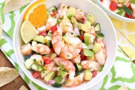 An easy to prepare mexican seafood dish great for large groups. Cheater Shrimp Ceviche No Raw Seafood The Fountain Avenue Kitchen