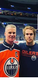 Connor And Brian Mcdavid Mcdavid Oilers Hockey Edmonton Oilers