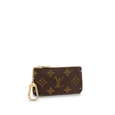 It holds credit cards, transport cards or business cards in its three slots. Key Pouch Monogram Keychain Wallet Id Cardholder Louis Vuitton