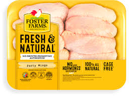 Frying chicken adds serious calories, fat and carbohydrates if it's done with dredge your chicken wing in flour or batter prior to frying, and the chicken wings' nutrition profile changes. Fresh Natural Chicken Party Wings Products Foster Farms