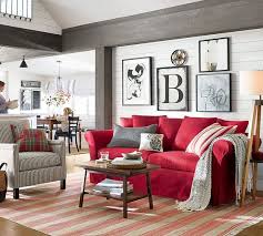 Painted Type Letter Framed Prints Red Couch Living Room Living Room Red Living Room Sofa