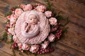 Flowers are a great source of inspiration for baby names. 48 Newborn In A Floral Wreath Ideas Newborn Newborn Pictures Newborn Photography