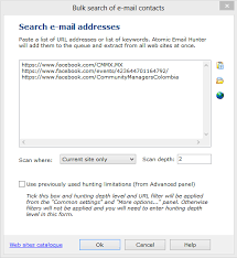 Once all the email addresses get imported, export them in a number formats. Facebook Email Extractor