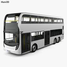 3d Model Of Alexander Dennis Enviro500 Double Decker Bus 2016 In 2020 Double Decker Bus Bus Bus House