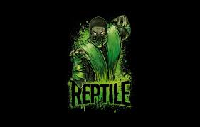 He started out as the character to fight in the first game. Wallpaper Green Fighter Ninja Art Mortal Kombat Reptile Images For Desktop Section Igry Download