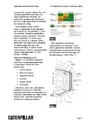 electric power applications engine and generator sizing