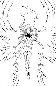 Jean Grey Phoenix Superhero Coloring Pages Superhero Coloring Marvel Coloring