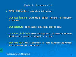 Ppt L Articolo Giornalistico Di Cronaca Powerpoint Presentation Free Download Id 494797