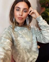 MOSS MOVES 3 Tie-dye Cropped Raw Hem Sweatshirt