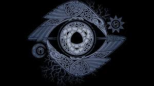Oft wird es als ein menschliches auge in einem dreieck dargestellt, das von sonnenstrahlen umgeben wird. Odin Symbole Odin Clip Art Lizenzfrei