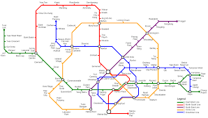 This fully underground line is 35.5 kilometres (22.1 mi) long with 30 stations (excluding bukit brown) and is fully automatically operated. File Mrt Map 2017 Png Wikipedia