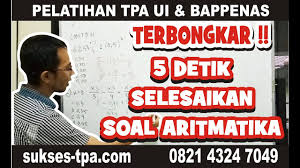 Ad monipuoliset katsastuspalvelut jrvenpn satukalliossa. Cara Mengerjakan Soal Aritmatika Pelatihan Tpa Wa 0821 4324 7049 Youtube
