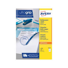 Maybe you would like to learn more about one of these? Avery Ultragrip Multi Labels 70 X 42 3mm 21 Per Sheet White Pack Of 2100 3652