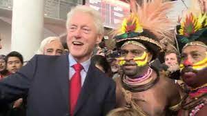 How to send money to papua new guinea safely and affordably. President Bill Clinton With Huli Dancers From Papua New Guinea Youtube