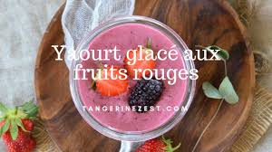 Yaourt Glace Aux Fruits Rouges Youtube