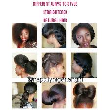 Protective Styles For Straightened Natural Hair Natural Hair Styles Straightening Natural Hair Natural Hair Braids