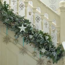 Christmas garlands are available in white and red shades and you can also pick. 13 Best Christmas Garland On Railings Ideas Christmas Garland Christmas Staircase Christmas