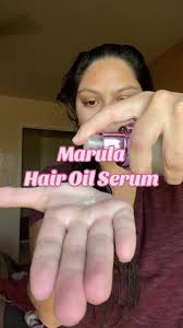 I love this product 10/10 💜 #marula#marulaoil#marulahairoilserum#seru...