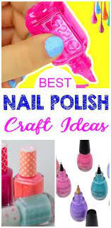 Diy Nail Polish Crafts You Will Love Easy Fun Diy Craft Projects To Do W Nail Polish Bott Nail Polish Crafts Nail Polish Crafts Diy Nail Polish Designs Diy