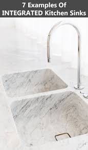 Kitchen countertops cover base cabinets, giving you a work surface for cutting and preparing food and providing storage. Kitchen Design Idea Seamless Kitchen Sinks Integrated Into The Countertop