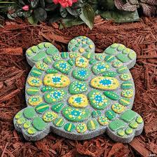 Quikrete garden stones garden art. Paint Your Own Stepping Stone Turtle