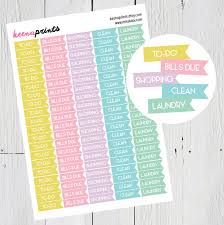 my top functional planner sticker printables tea cake make