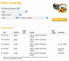 Fram Cross Reference Online Charts Collection