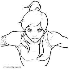 Team avatar korra coloring pages. Avatar Korra Colouring Pages Page 2 Coloring Home