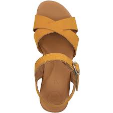 Paul green sandaal met hak 9 cm maat 40 zo goed als nieuw kleur is beige / grijs achtig. Super Softe Keil Sandalette In Gelb 7577 036 Im Paul Green Online Shop Kaufen