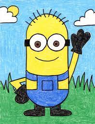 How To Draw A Minion Art Projects For Kids It takes little extra effort but will surely turn out to the amazing picture. to draw a minion art projects for kids